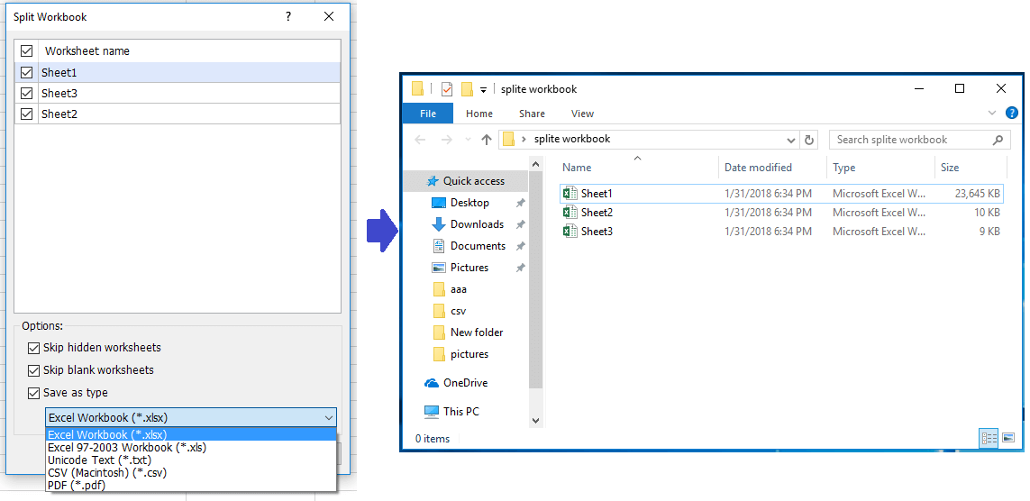 mac compatable program for splitting tabs in excel
